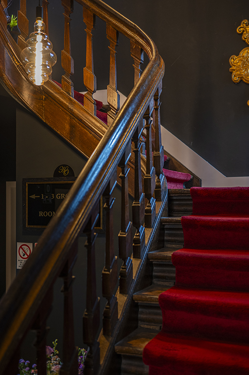 hotel stairs